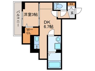 Aoiパレス溝の口の物件間取画像